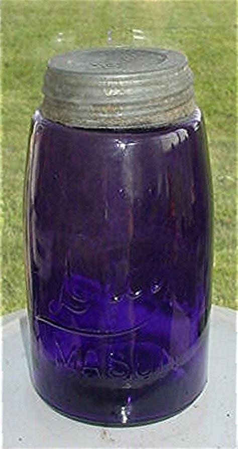Purple Drey Mason Quart Fruit Jar W A Zinc Lid Jar Vintage Jars Mason Jars