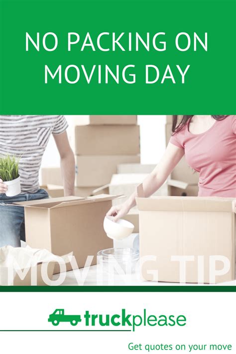 Moving Tip 👉🏻 No Packing On Moving Day Moving Tips Moving Company