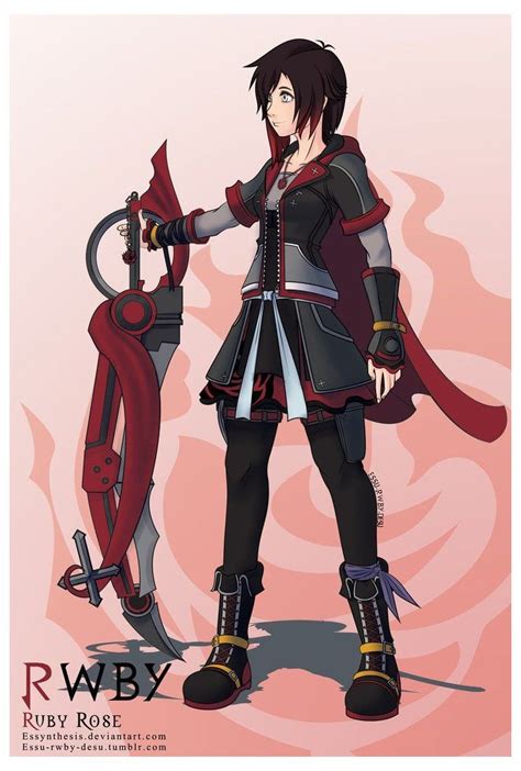 Rwby Ruby Rose Kh3 Outfit Crossover By Essynthesis On Deviantart