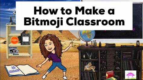I cover three different ways: How to Make a Bitmoji Classroom - YouTube