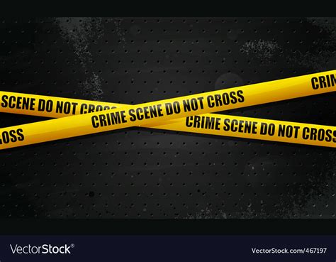 Crime Scene Tape Vector Image 2004422 Stockunlimited