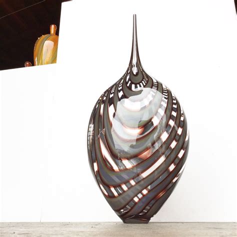 Unique Glass Teardrop Sculpture Glass Art Sculpture Glass Blowing