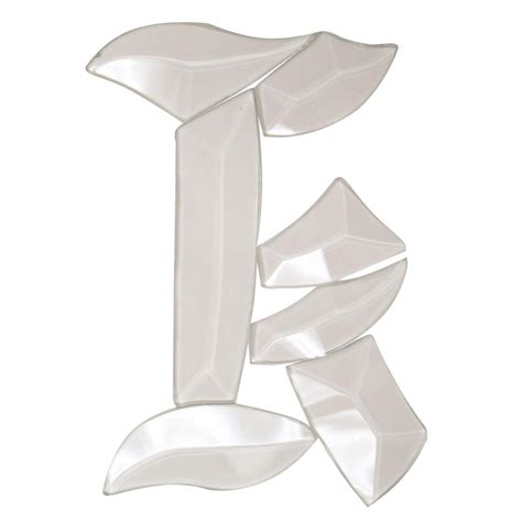 Letter K Glass Alphabet Bevel Clusters The Avenue Stained Glass