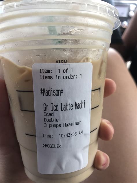 Starbucks Hazelnut Coffee Order Ima Oconner