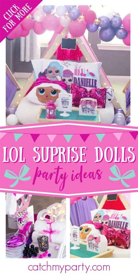 Lol Surprise Dolls Birthday Kikis Lux Spa Tent Sleepover Catch