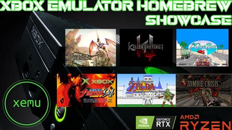 Xbox Homebrew Running On Xemu Emulator Original Xbox Emulator