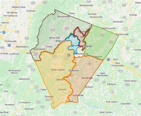 Albemarle County District Map Albemarle County Republican Committee