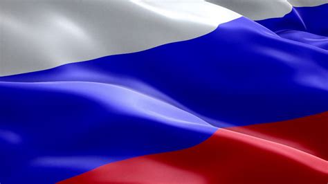 Футаж Флаг России триколор - YouTube