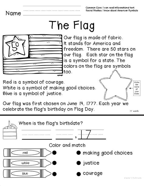 American History Work Book Ages 6 To 8 Free Printable Worksheets And