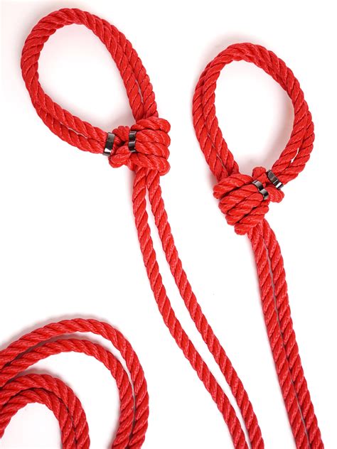 self tie cuff set rope bondage shibari restraint bdsm play in etsy