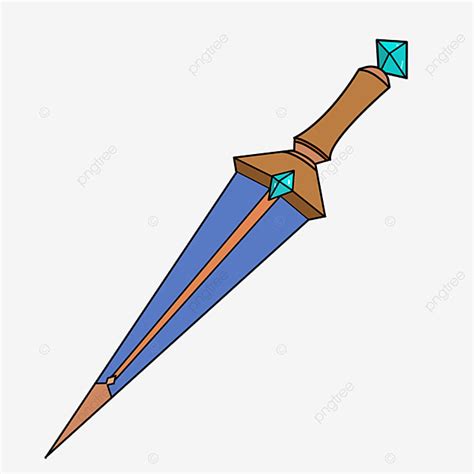 Sword Blue Clipart Png Images Blue Cartoon Sword Illustration Sword