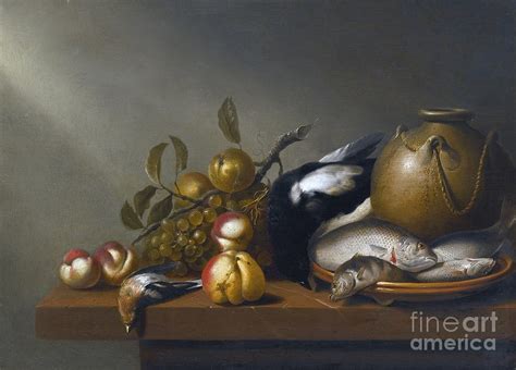 After 1656 Still Life Of Fruit Painting By Motionage Designs
