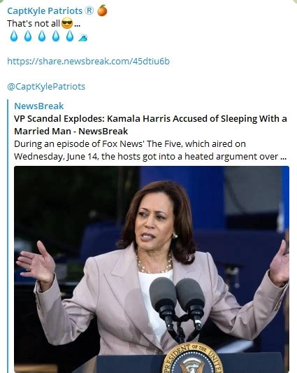 vp scandal explodes kamala harris accused of sleeping with a married man conspiracy daily update