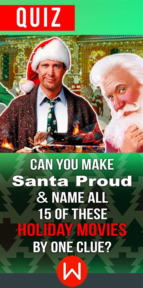 Can You Make Santa Proud And Name All 15 Of These Holiday Movies By One