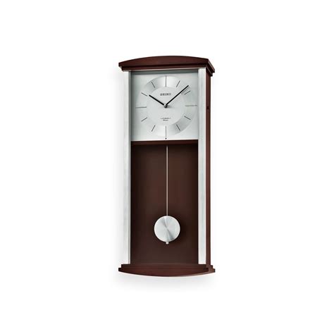 The wall clock is a stylish piece of accent for your home. Seiko Contemporary Classics Wood Musical Pendulum Wall ...