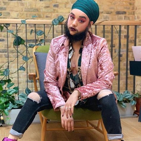 [photos] Beauty With A Beard Meet Harnaam Kaur The British Model Who Is Breaking Gender