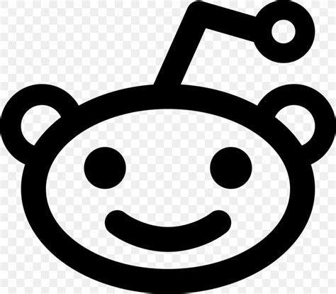 Reddit Logo Png 980x858px Reddit Black And White Face Facial
