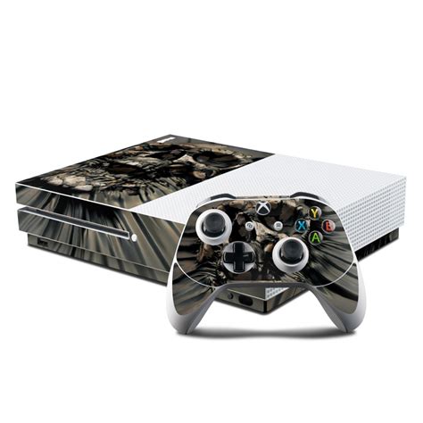 Microsoft Xbox One S Console And Controller Kit Skin Skull Wrap By