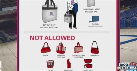 New Bag Policy For Arizona Athletics Events
