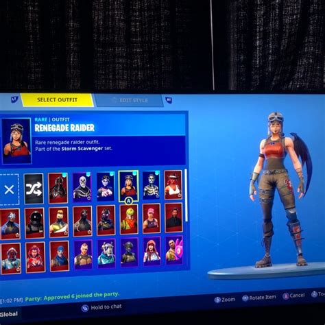 Fa Og Renegade Raider Semi Stacked Fortnite Account Toys And Games 9c1