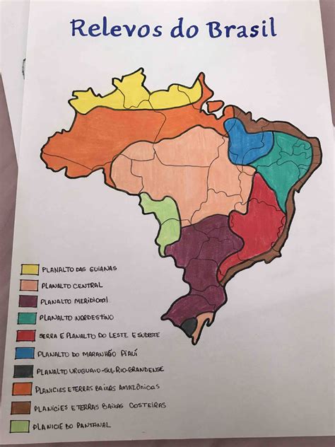 mapa do relevo brasileiro educabrilha