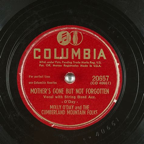Mothers Gone But Not Forgotten Molly Oday And The Cumberland