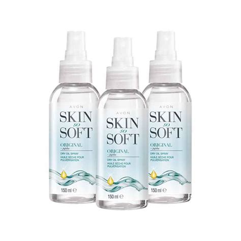 Avon Skin So Soft Original Dry Oil Spray 3 Pack The Cosmetics Fairy