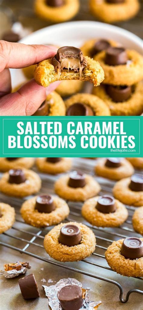 This Salted Caramel Blossoms Cookies Recipe Is The Best Easy Twist On