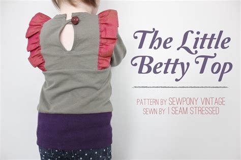 The Little Betty Top Pattern Tour Glitterwit Top Pattern