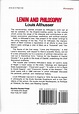 Lenin and Philosophy and Other Essays by Louis Althusser (1971, Trade ...