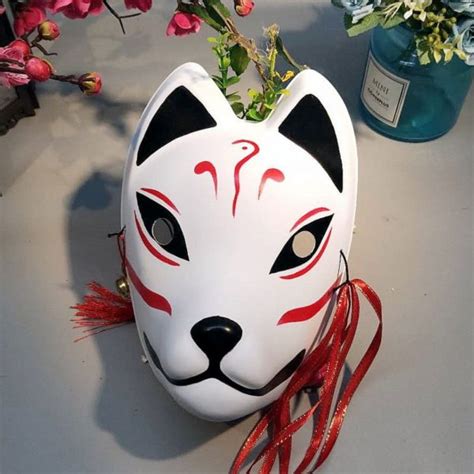 Hand Painted Fox Mask Best Price Kabuki Masks