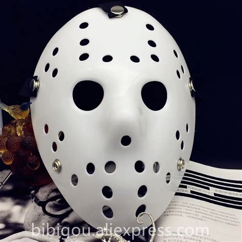 Buy Hot Halloween Scary Mask Jason Mask White Color