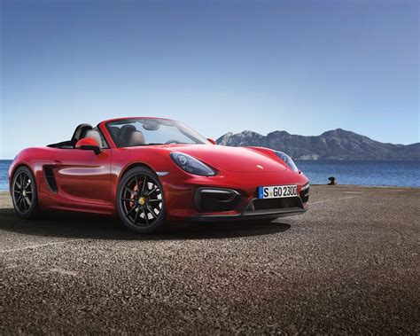 Papéis de Parede Porsche Boxster GTS supercarro vermelho 2560x1600 HD