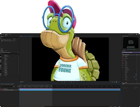 Funny Turtle Character Animator Puppet Graphicmama