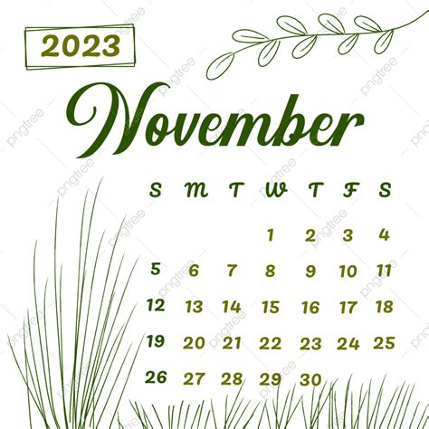 November Calendar Png Transparent November Calendar 18972 The Best