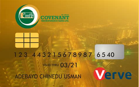 Improve your credit score with reports to all three credit bureaus. Verve Debit Card - Covenant MFB