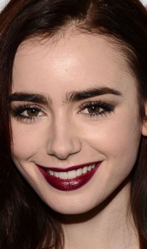Gorgeous Full Brows On Trend Maquillaje De Lily Collins Cabello Y