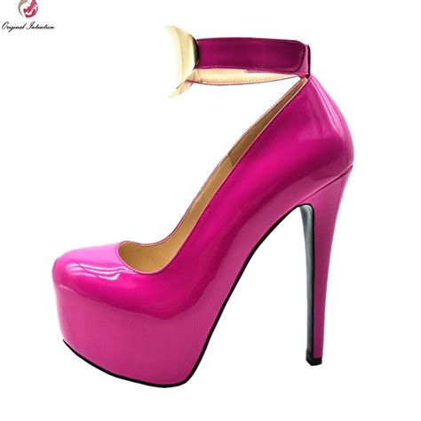 Buy Original Intention Super Sexy Women Pumps Round Toe Thin High Heel Pumps