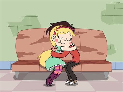 star butterfly and marco diaz are heartwarming hug by deaf machbot on deviantart