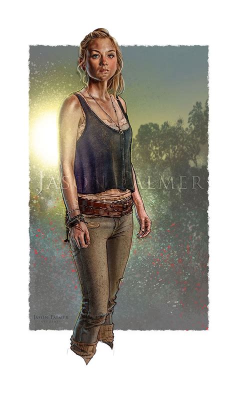 Emily Kinney Beth Greene Fan Art Walking Dead Dibujos Y Pinturas