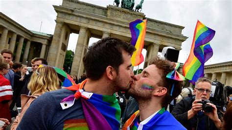 See How Germany S Lgbtq Community Is Celebrating A Long Awaited Same Sex Marriage Victory