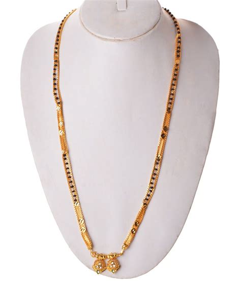 Zakasdeals Golden Wati Long Mangalsutra Buy Zakasdeals Golden Wati