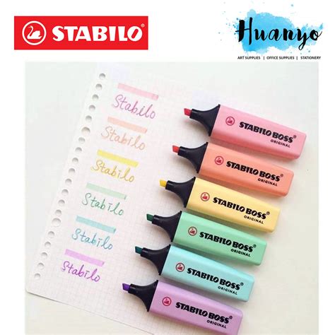 Buy Stabilo Highlighters Boss Original Pastel Pen Eromman
