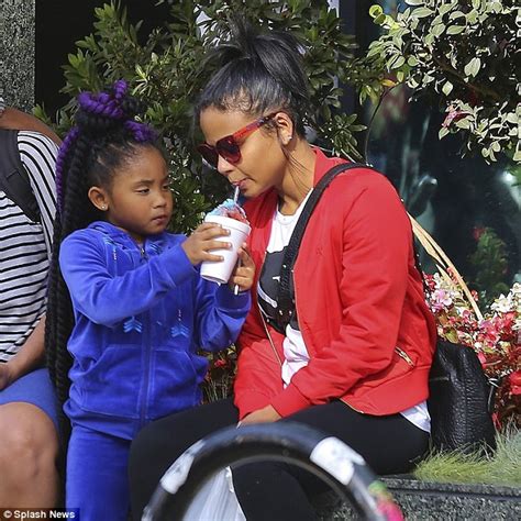 Cooking up a new release for 2020! Christina Milian and daughter Violet take turns sipping a ...