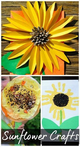 Sunflower Crafts For Kids To Make Zomer Voor Kinderen