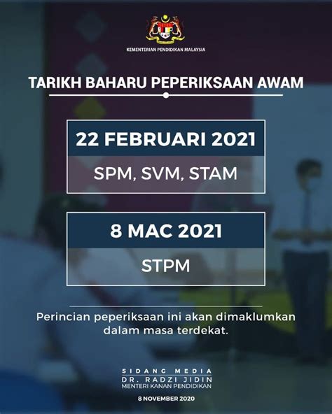 Live sidang media kementerian pendidikan mengenai operasi sekolah institusi pendidikan. SMK Khir Johari, Beranang: INTIPATI SIDANG MEDIA BERSAMA ...