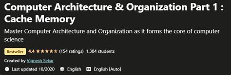 Cache only memory architecture (coma) is a computer memory organization for use in multiprocessors in which the local memories (typically dram) at each node are used as cache. Udemy - Computer Architecture & Organization Part 1 ...