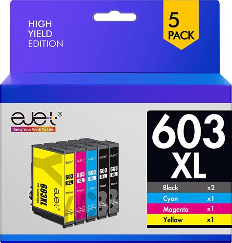 Ejet Compatible Ink Cartridge Replacement For Epson 603xl For Expression Home Xp 2100 Xp 4100 Xp