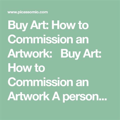 Buy Art How To Commission An Artwork Buy Art How To Commission An