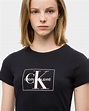 Camiseta de mujer Calvin Klein Jeans de algodón con logo · Calvin Klein ...